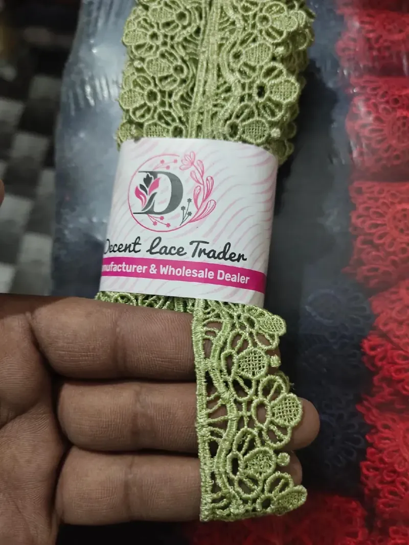Center Patti Lace guipure lace design CENTER-PATTI-017, width about 4 – 6 cm (1½ – 2½ inches)