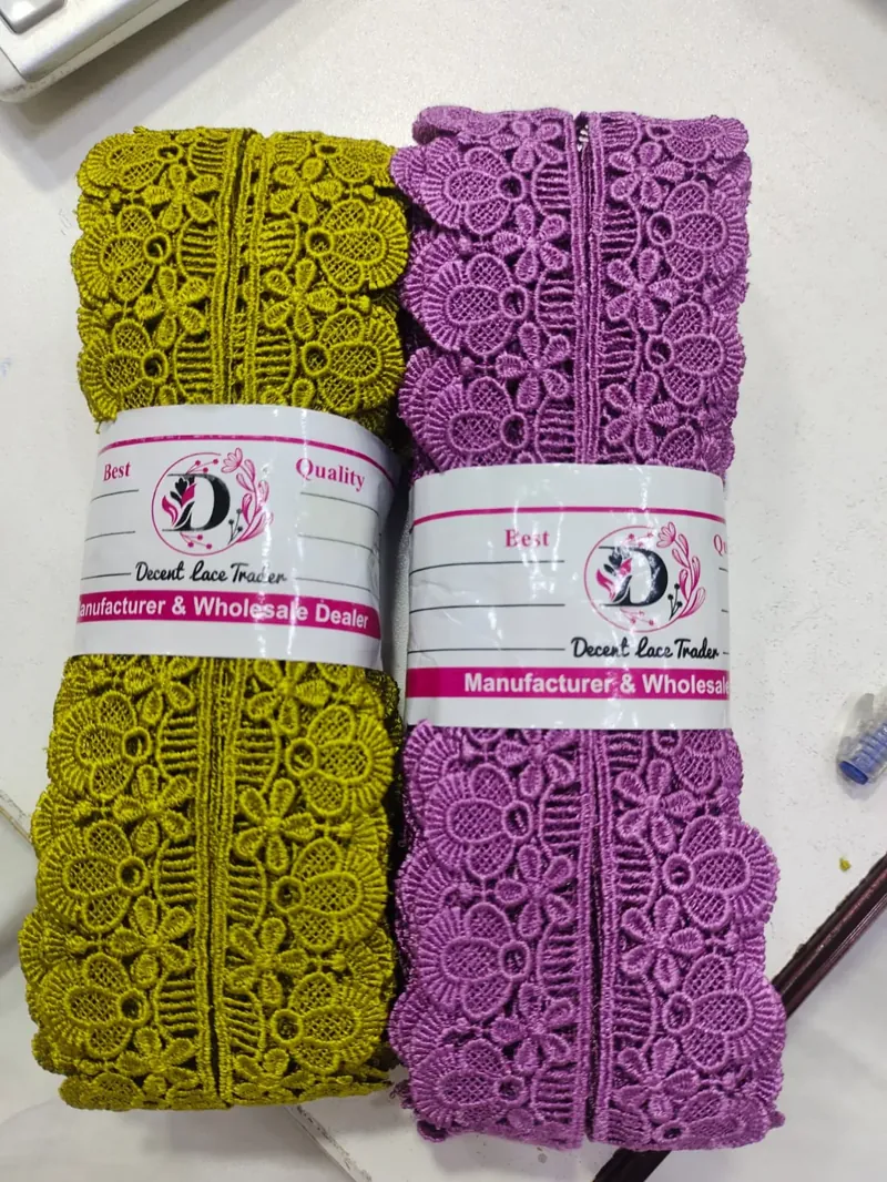 Center Patti Lace guipure lace design CENTER-PATTI-056, width about 4 – 6 cm (1½ – 2½ inches)