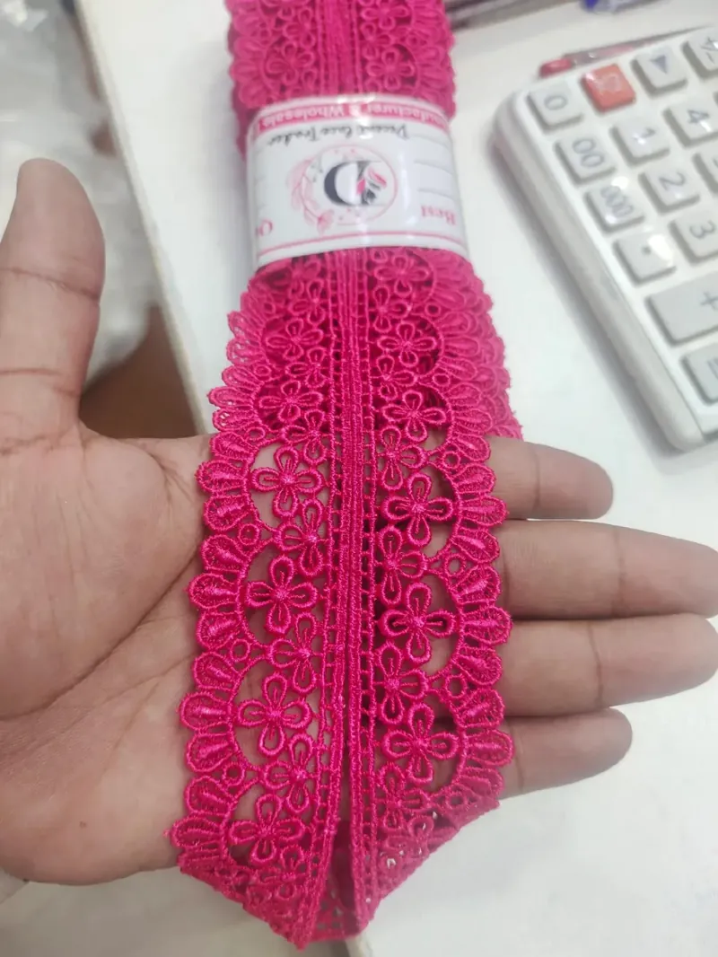 Center Patti Lace guipure lace design CENTER-PATTI-110, width about 4 – 6 cm (1½ – 2½ inches)
