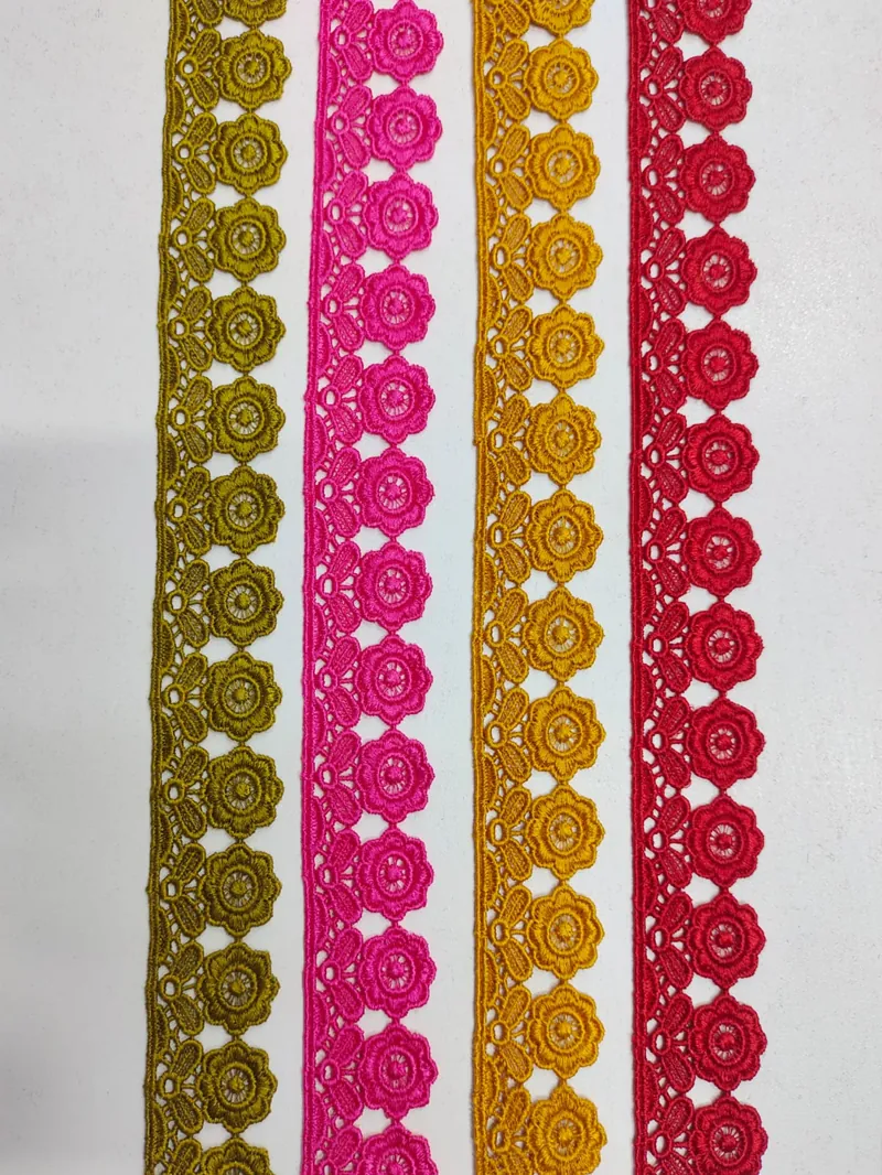 Medium Size Lace guipure lace design DL-M13, width about 2 – 5 cm (1 – 2 inches)