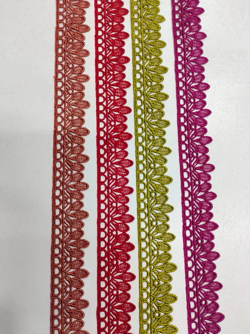 Medium Size Lace guipure lace design DL-M17, width about 2 – 5 cm (1 – 2 inches)