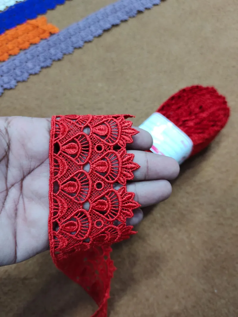 Medium Size Lace guipure lace design DL-M22, width about 2 – 5 cm (1 – 2 inches)