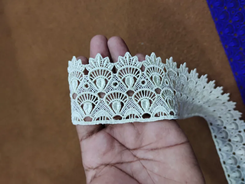 Medium Size Lace guipure lace design DL-M23, width about 2 – 5 cm (1 – 2 inches)