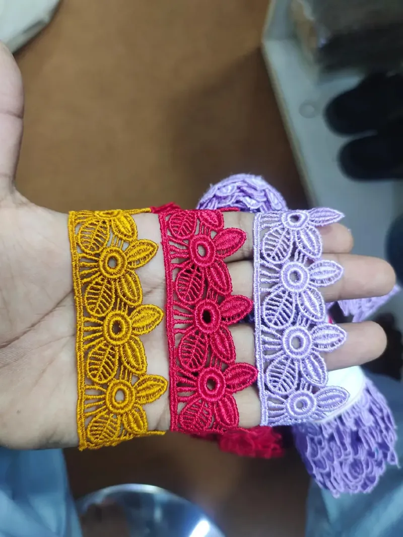 Medium Size Lace guipure lace design MEDIUM-112, width about 2 – 5 cm (1 – 2 inches)
