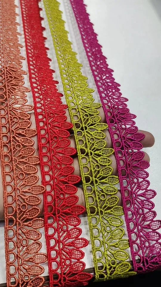 Medium Size Lace guipure lace design MEDIUM-126, width about 2 – 5 cm (1 – 2 inches)