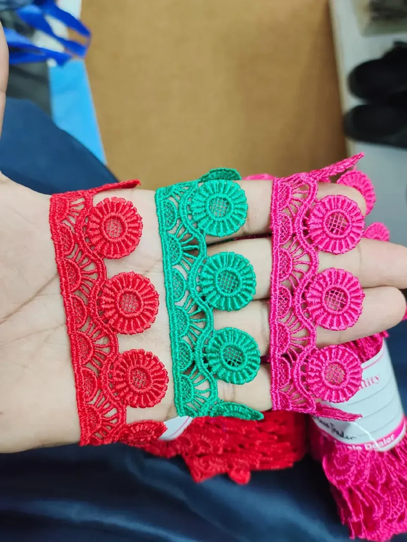Medium Size Lace guipure lace design MEDIUM-144, width about 2 – 5 cm (1 – 2 inches)