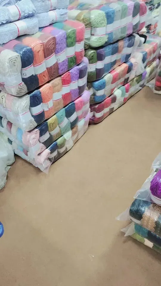 Guipure lace stock and packing at the Decent Lace Trader shop