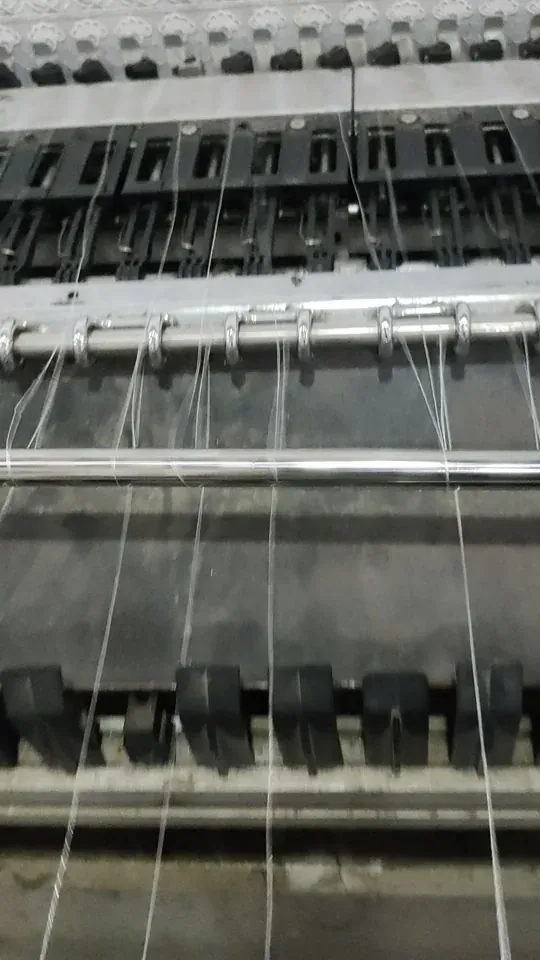 Guipure lace production on shuttle machines in Faisalabad