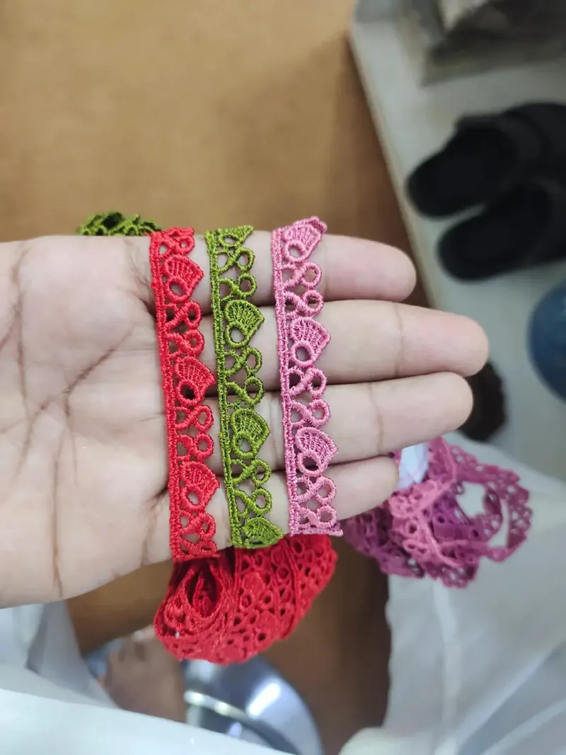 Zero Size Lace guipure lace design ZERO-119, width about 1 cm (under ½ inch)