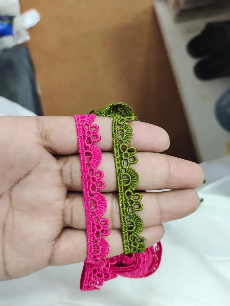 Zero Size Lace guipure lace design ZERO-132, width about 1 cm (under ½ inch)
